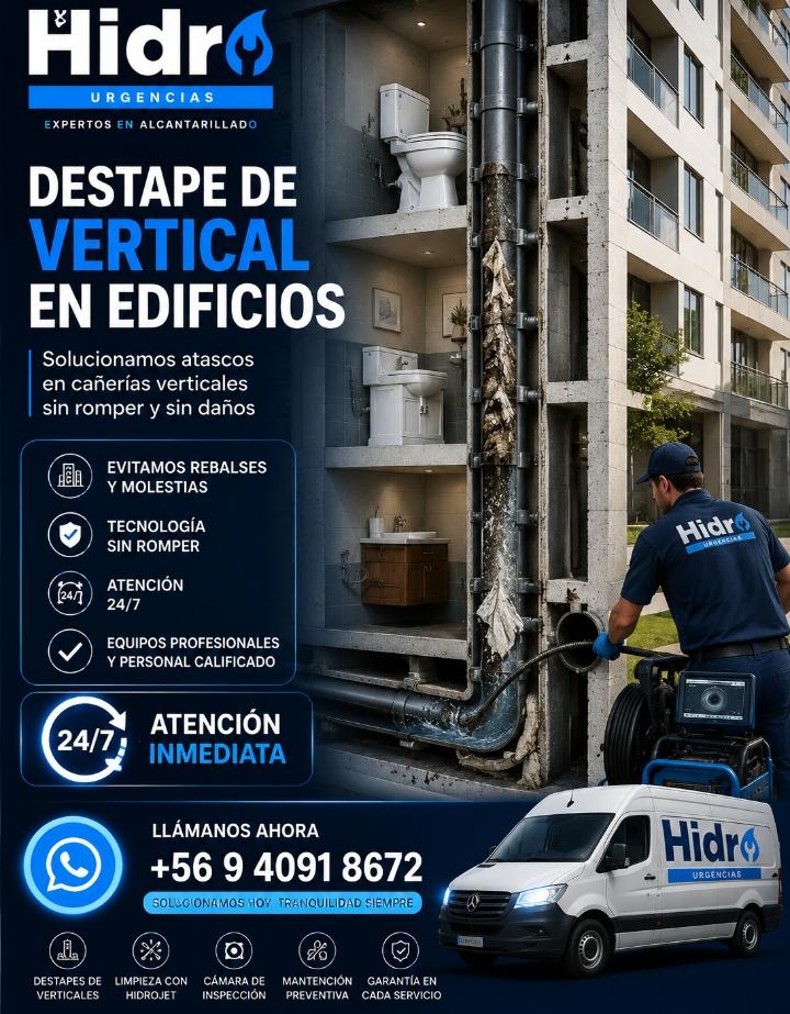Guía técnica sobre Como evitar rebalses en edificios y proteger continuidad residencial - Hidrourgencias SpA